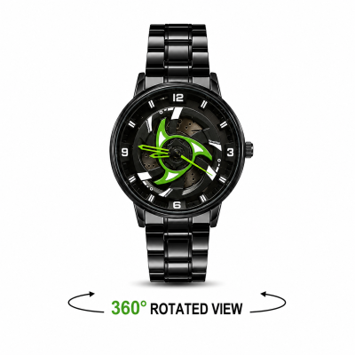 Wheel Rim Rotating Watch
